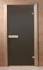 картинка Дверь Doorwood стеклянная &quot;Тёплая ночь&quot;, матовая бронза от магазина PECHI-OZ.RU